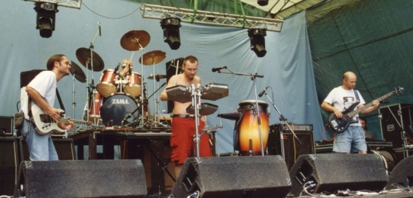 Mroš & The Voices, na Rockfestu v Dobříši 2004