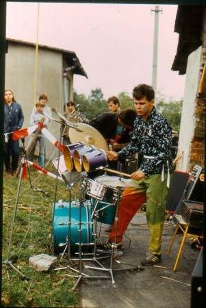 Třanovice 1983 / bicí Pavel Hrnčíř