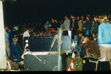 Třanovice 1983 / Č.H.T.L. (Čím hůř tím líp), zleva:  Mirek Zvára, Petr Kubíček, Pavel Keller